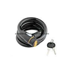 Good Price Bicycle Spiral Cable Lock with Bracket Included (HLK-018)